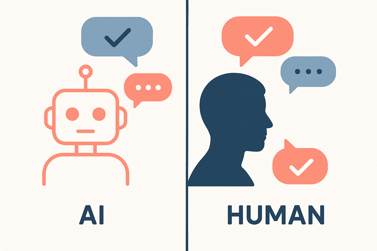 AI vs Human Design Feedback comparison