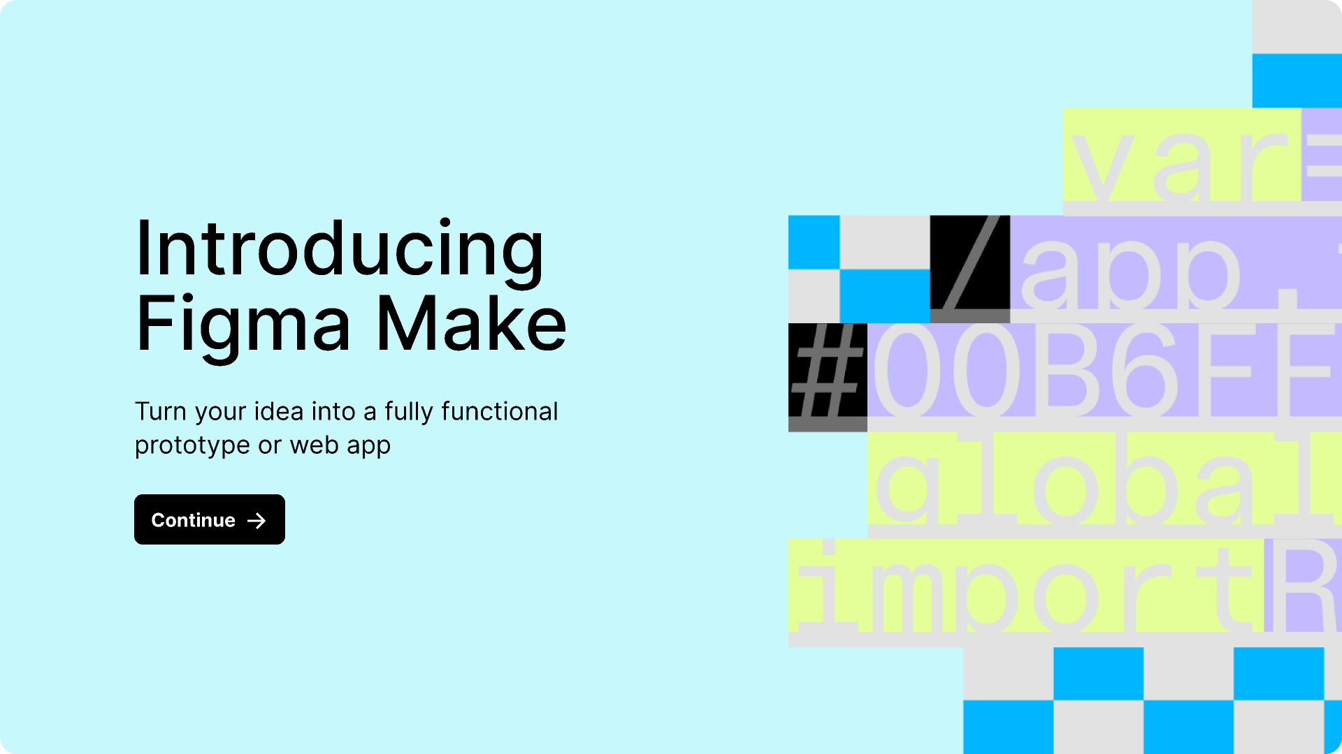 Figma Make AI tools interface showing design generation capabilities