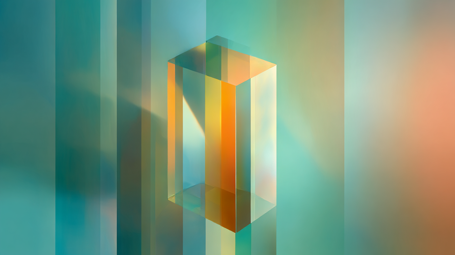 Abstract geometric composition representing design validation methods for solo designers